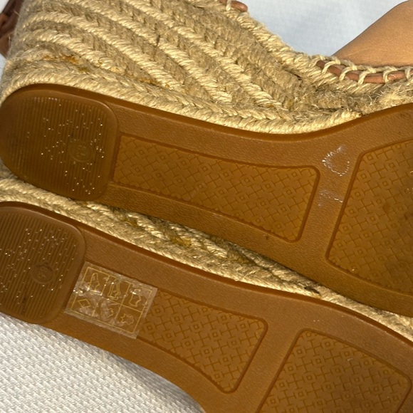 Tory Burch Beige Espadrille Wedges - Picture 7 of 9